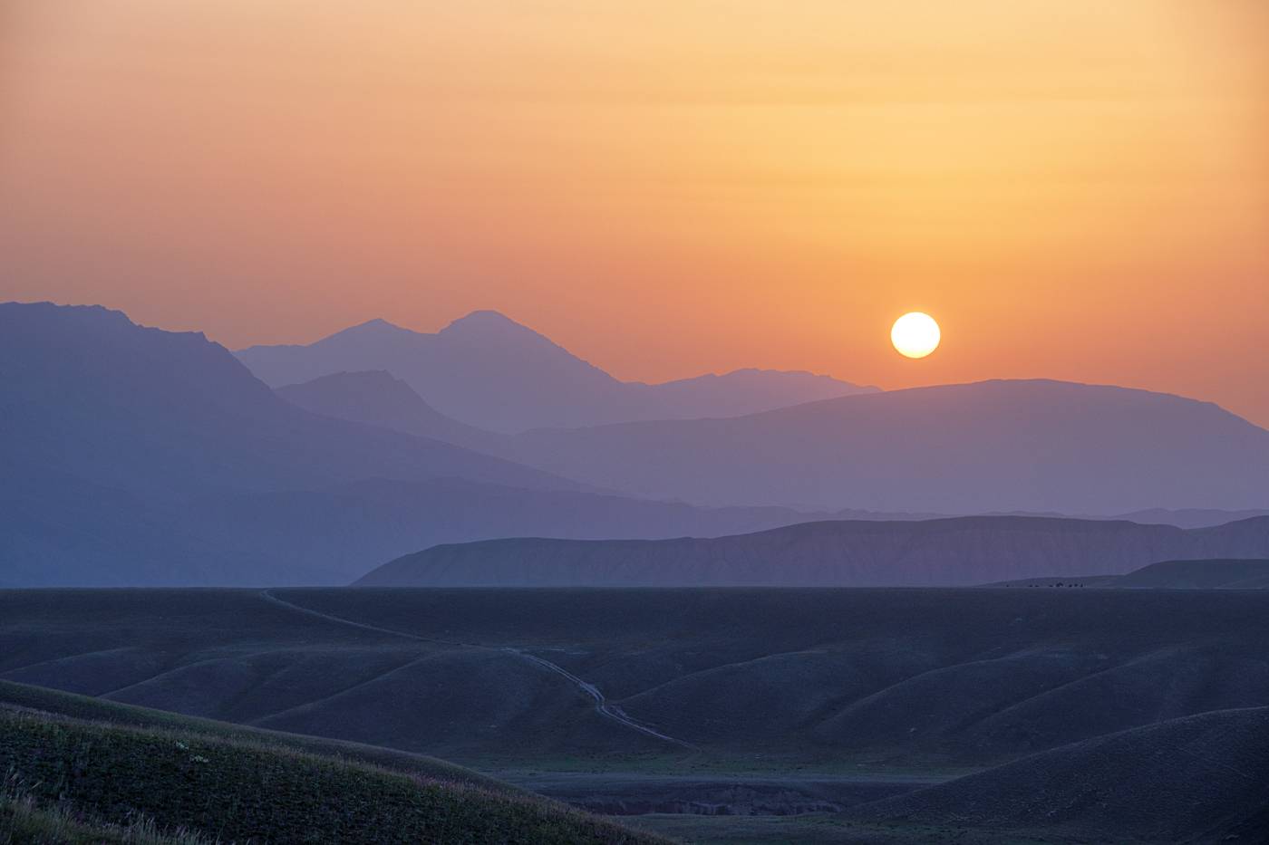 кыргызстан, горы, тянь-шань, солнце, восход, природа, пейзаж, Кетова Вера