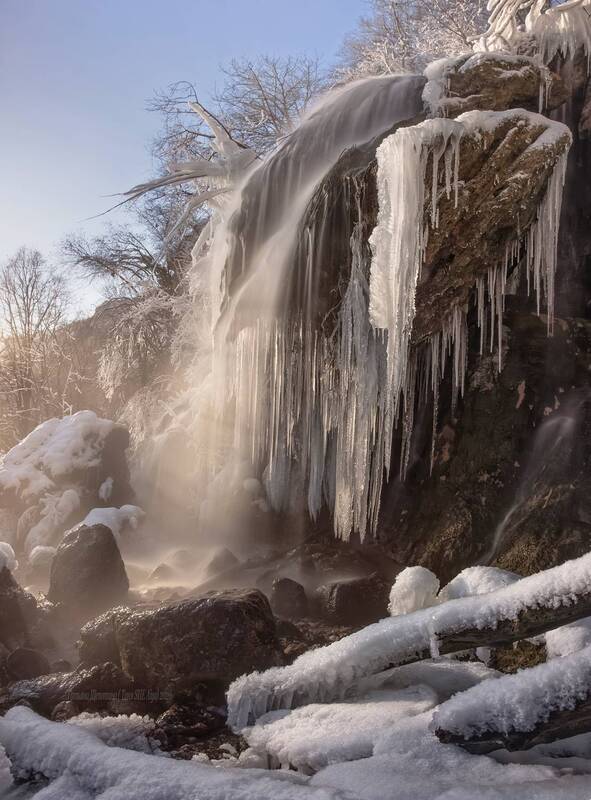 крым, пейзаж, crimea, landscape, горный  пейзаж, зима в крыму, су учхан водопад, су учхан, кизилкобинка Су-Учхан фото превью