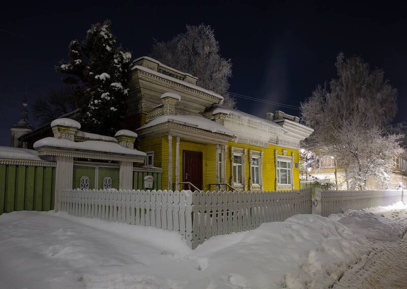 вологда, зима, дом, иней Зимние домики Вологдыphoto preview