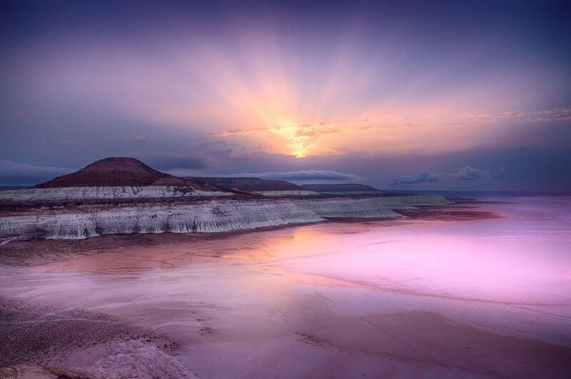 рассвет, мангистау Рассвет после бури фото превью