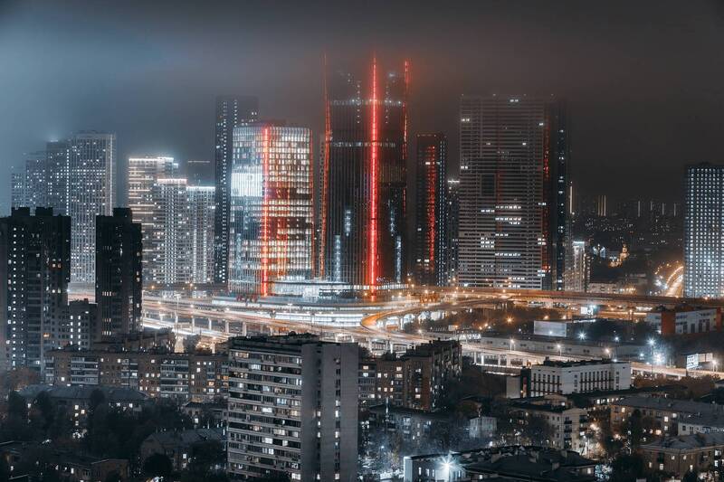 Город будущего в туманеphoto preview