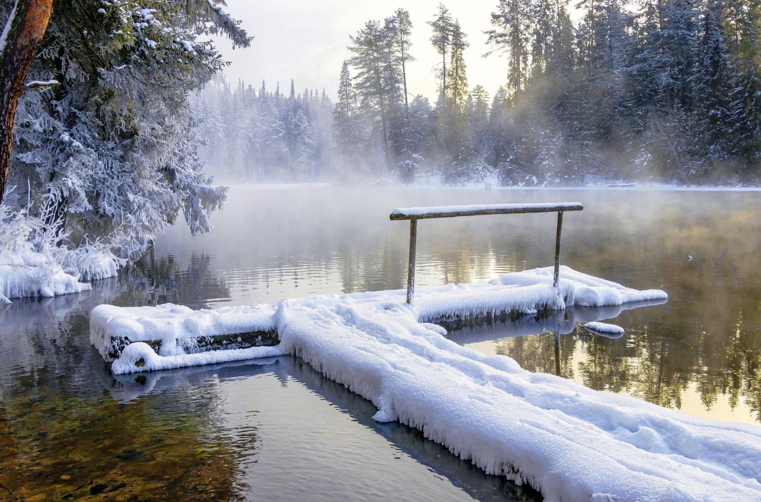 На озере. Автор: галина новинская киров, теплое озеро, зима, подмостки, суводь, советский район, галина новинская