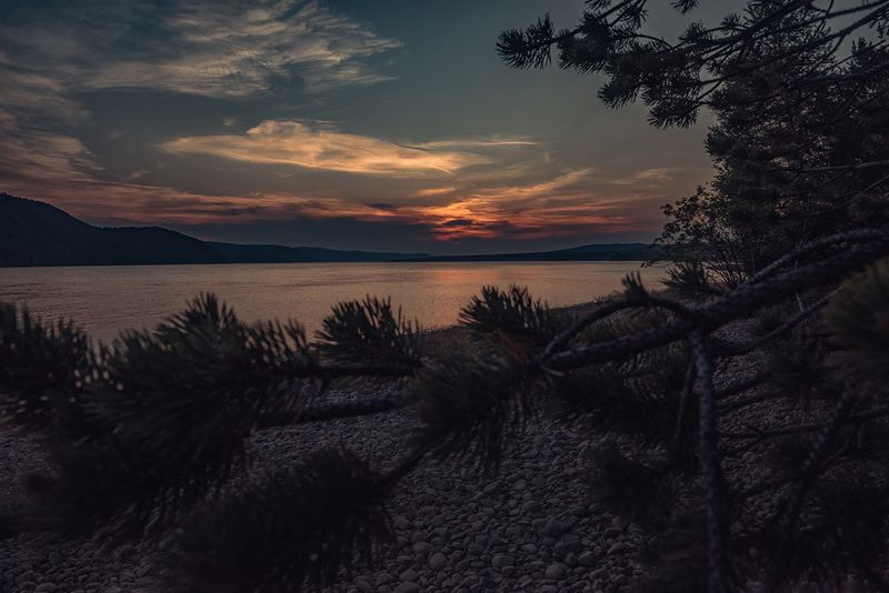 Ангара закат Ангара закатphoto preview