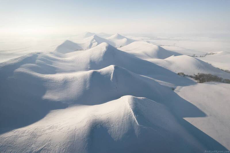 оренбуржье, зима, долгие горы, урал, степь, степной пейзаж, оренбургская область, карамурунтау Белое безмолвиеphoto preview