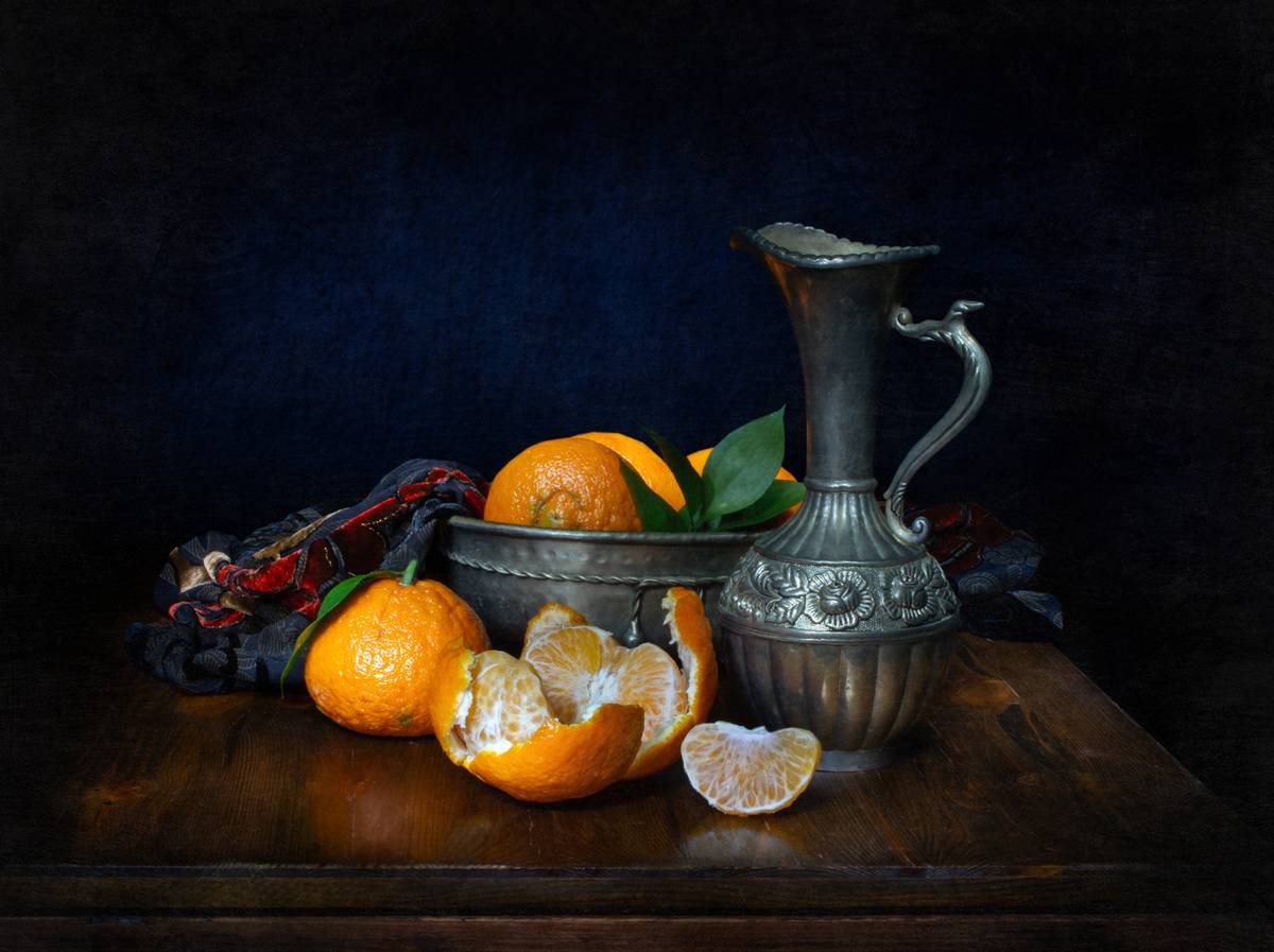 *С мандаринами. Автор: Людмил@ , Людмил@