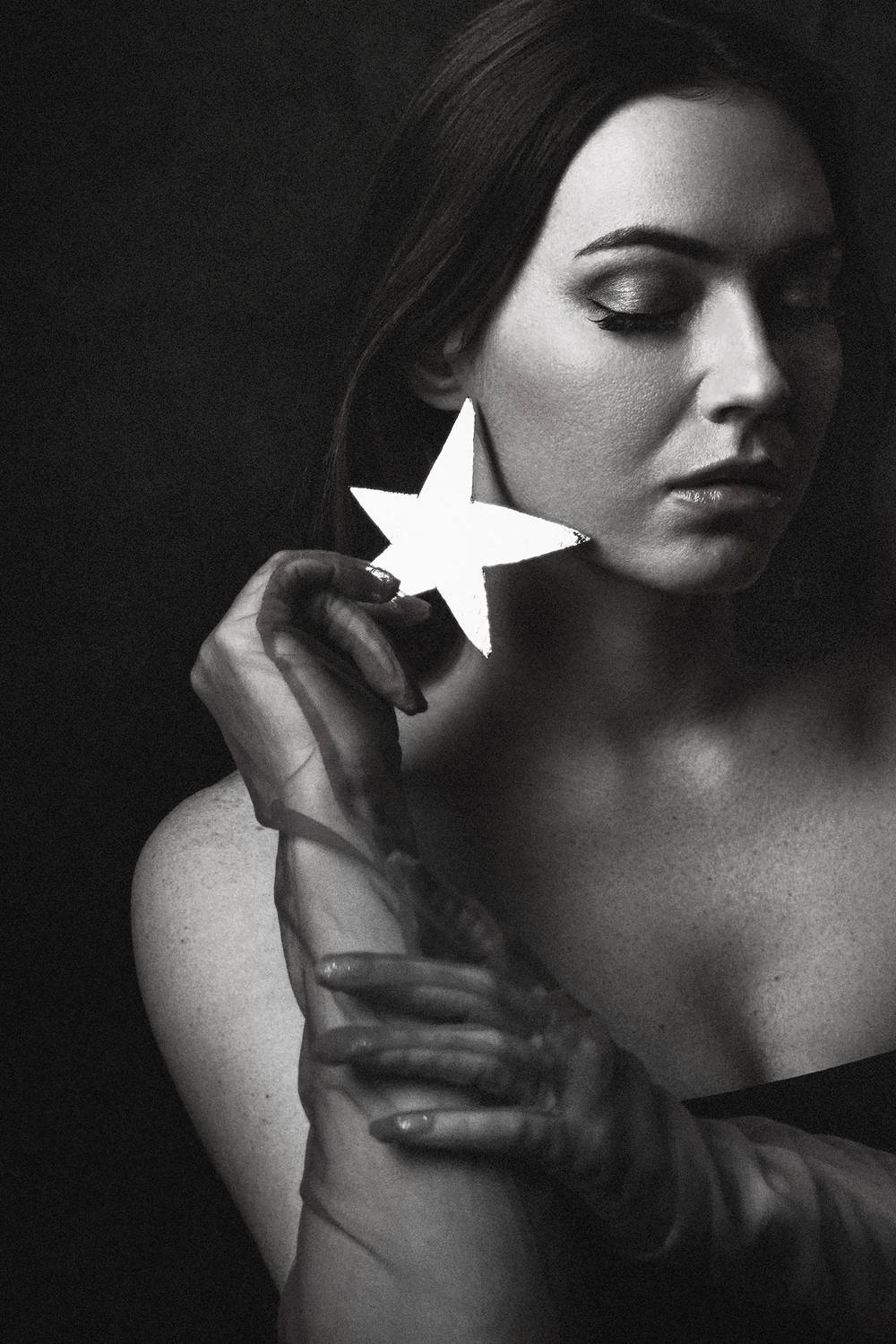 женский портрет, девушка, чб, портрет, черно-белое, bw, Наталья Прядко