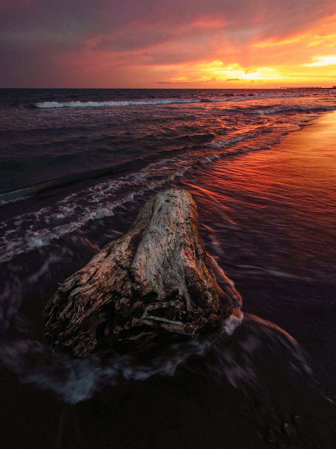 Driftwood.. Автор: Rati Qvaraia #mobilephotography, #sunset, #sony, #sonyxperia, #sonyxperia1iv, #xperia1iv, #landscape, #natute, #sea, Rati Qvaraia