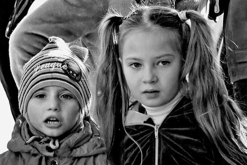 дети, девочки, чб, апатиты, глаза, эмоция Букет эмоций 001 Bouquet of Emotions 001. 2010 годphoto preview