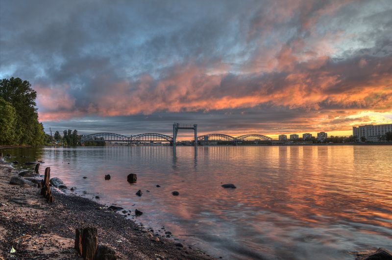 Финляндский Железнодрожный мостphoto preview