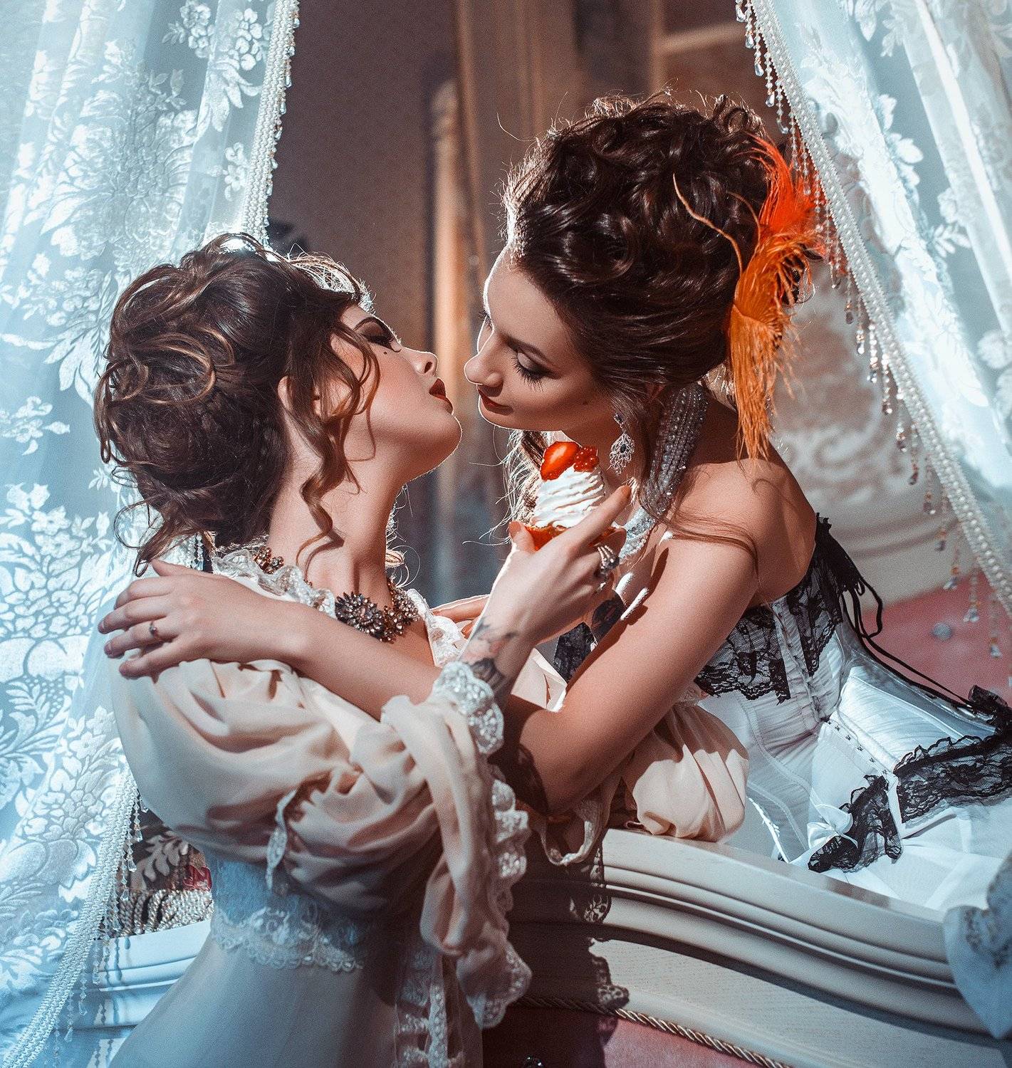 nikon, d800, 50mm, 2015, будуар, барокко, девушки, сладкое, Илья Новицкий