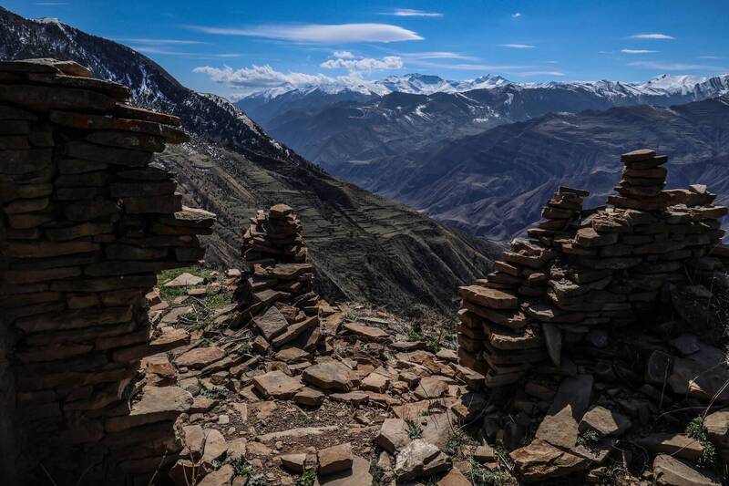 старый гоор,горы,дагестан,шамильский район, Развалины старого Гоора.. фото превью