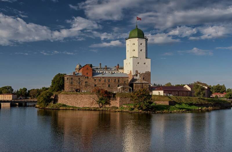 выборг, замок, осень photo preview