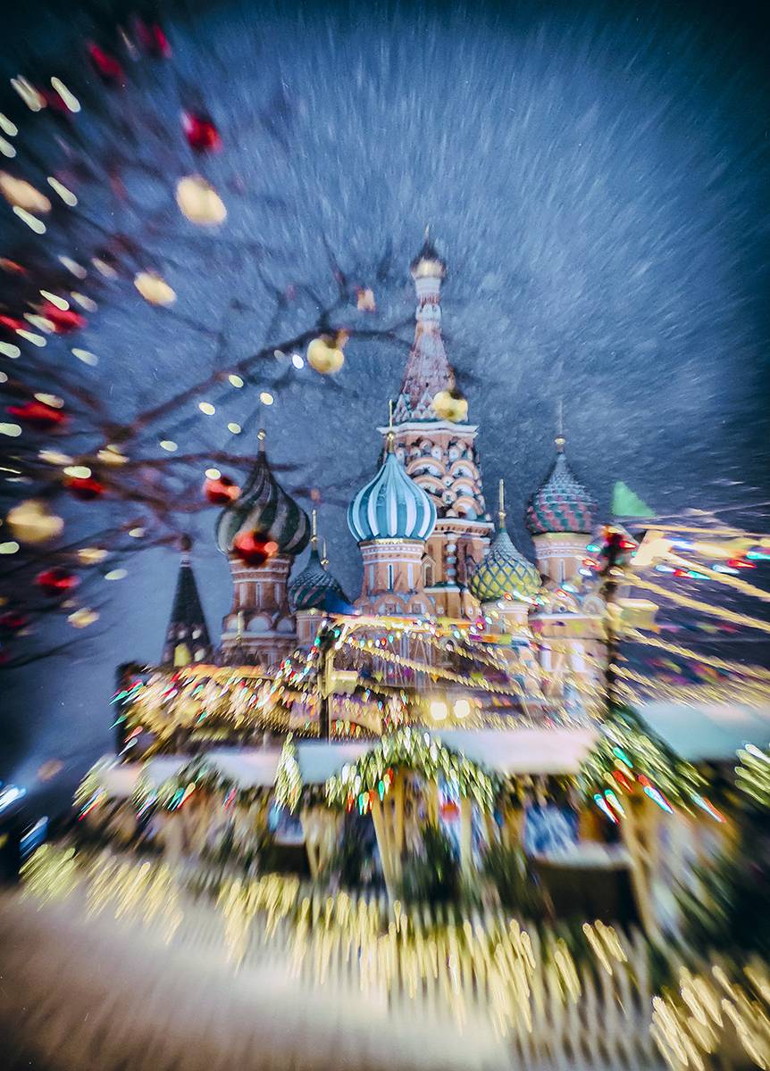 Снегопад в Москве. Автор: Sen Katja снегопад в москве, Sen Katja