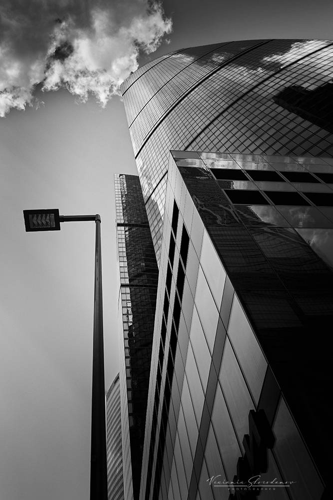 Высотки Москва-Сити. Автор: Вениамин Скородумов москва, москва-сити, архитектура, vensk, город, ч/б, Вениамин Скородумов