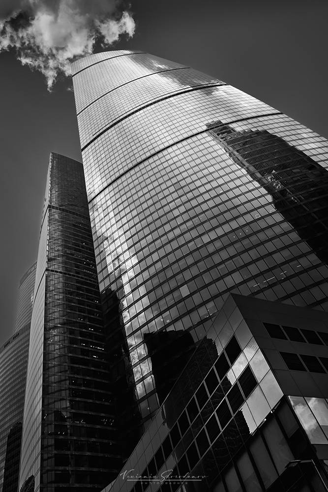 москва, москва-сити, архитектура, vensk, город, ч/б, Вениамин Скородумов