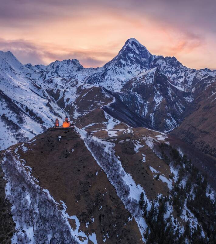 грузия, гергети, казбеги Гергетиphoto preview