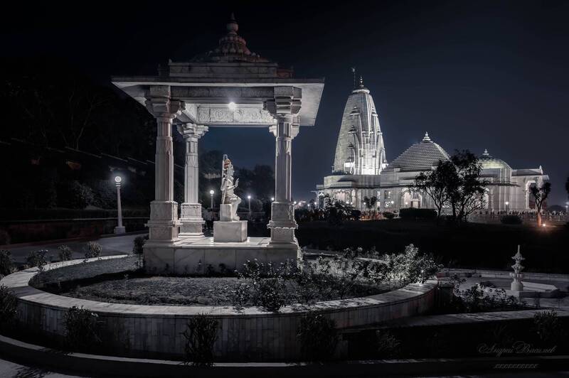 архитектура, городской пейзаж, храм бирла мандир, джайпур, индия Храм Бирла Мандир, Джайпур, Индия.photo preview