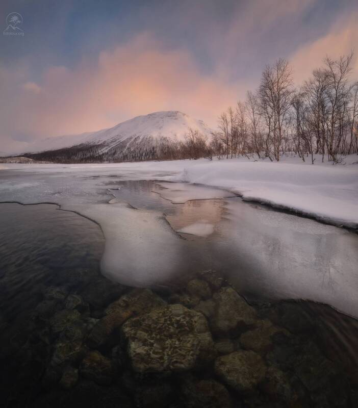 кольский, зима, фототур на кольский, мурманская область, озеро, зимний кольский, заполярье, вудъявр На Малом Вудъявреphoto preview