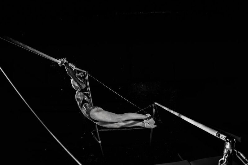 Спортивная гимнастика полёт прыжок соревнование  Зацеп фото превью