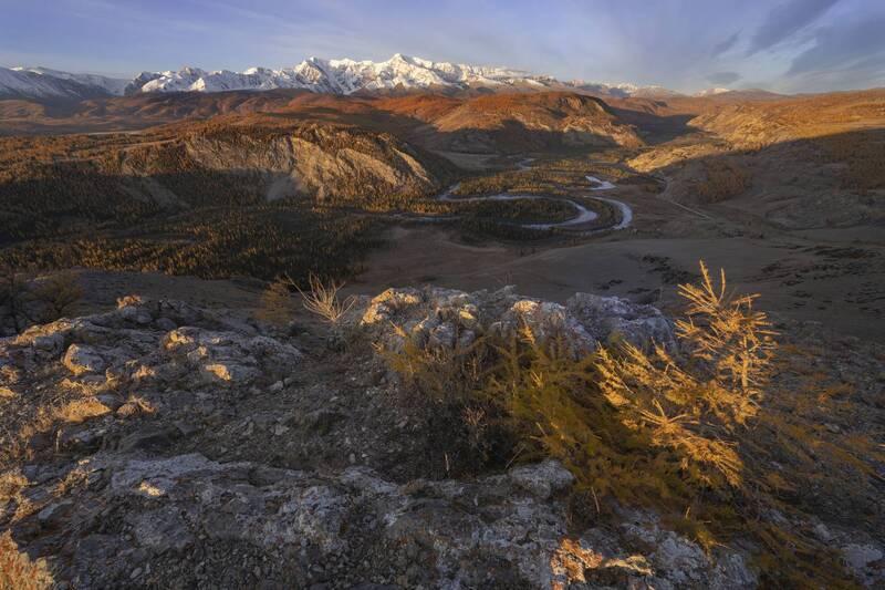 алтай, осень, меандры, чуя, горы Чуйские меандры горный Алтайphoto preview