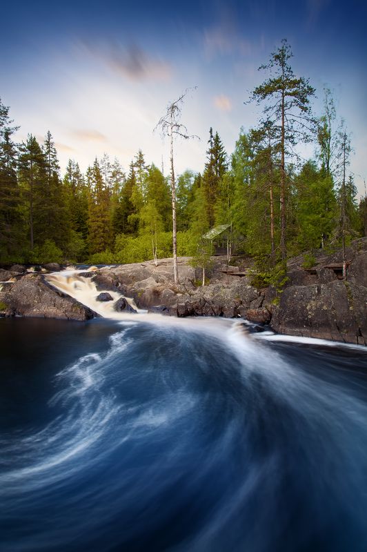 водопад, карелия, ладога, рускеала Водопад Ахвенкоскиphoto preview