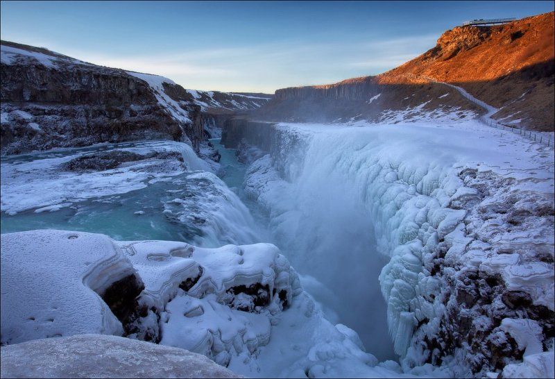 исландия, гульфосс, iceland, gullfoss, водопад, река, зима Исландия. Гульфосс.photo preview
