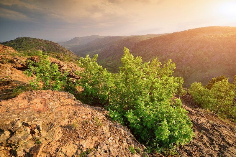 Башкирия, Горы, Солнце *** фото превью