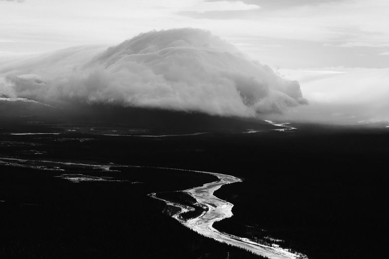 коми, урал, горы, пейзаж, чб Ветряное гнездоphoto preview