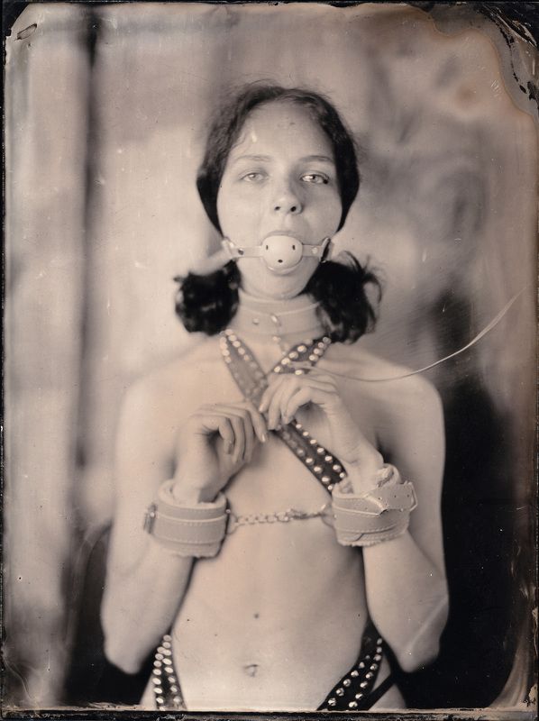 ambrotype, collodion, blackandwite BDSM Сашикphoto preview