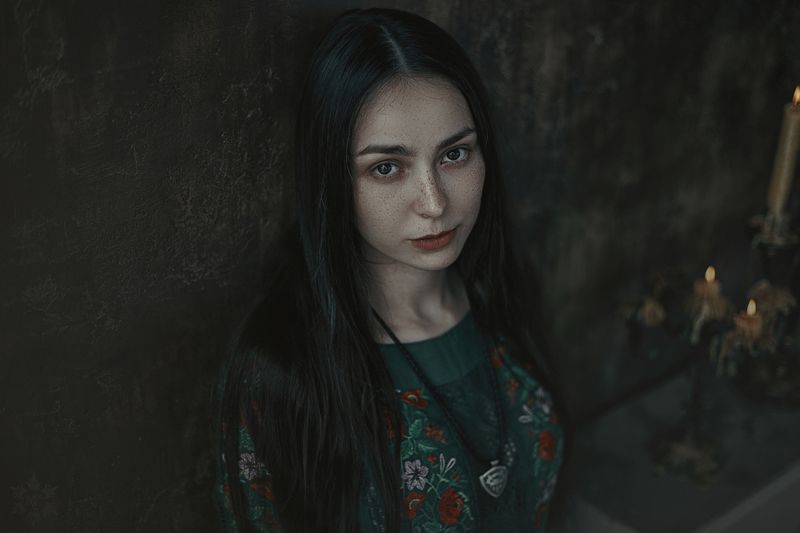 Этника, фолк, девушка с веснушками Юлияphoto preview