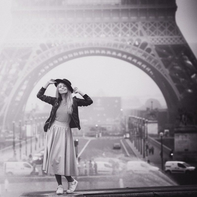 ната., париж, утро, эйфелева башня Утро в Париже)photo preview