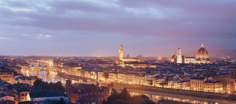 italy, florence, city, night, panorama Florencephoto preview