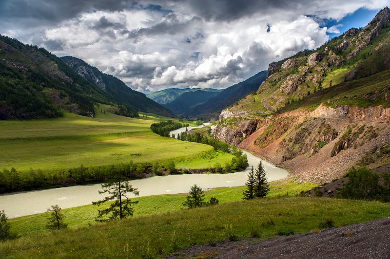 Горный алтай, Лето, Чуйский тракт, Чуя Как Чуя греется на Солнышкеphoto preview