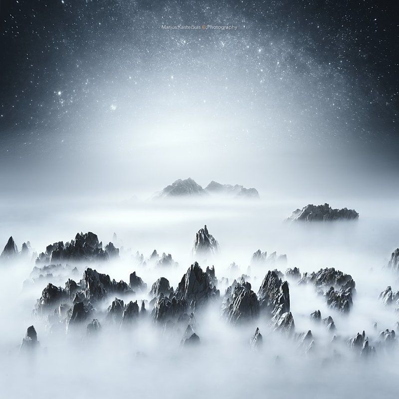 Astrophotography, Atlantic Ocean, Co. Donegal, Exposure, Fine art, Ireland, Long exposure, Mist, Night, Night sky, Ocean, Rocks, Seascape, Stars, Water, Waterscape Dreamphoto preview