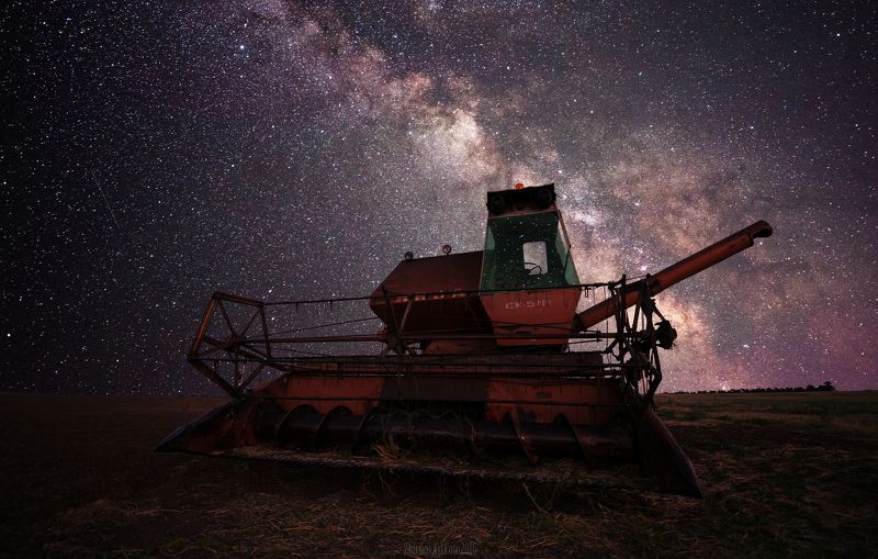 астрофотография, галактика, забытый, звезды, млечный путь Нива Ск5 М-1photo preview