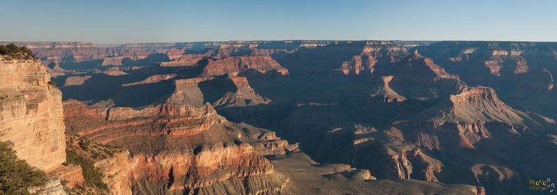 фототур, сша, америка, большой каньон, рассвет, панорама Рассвет в Большомphoto preview
