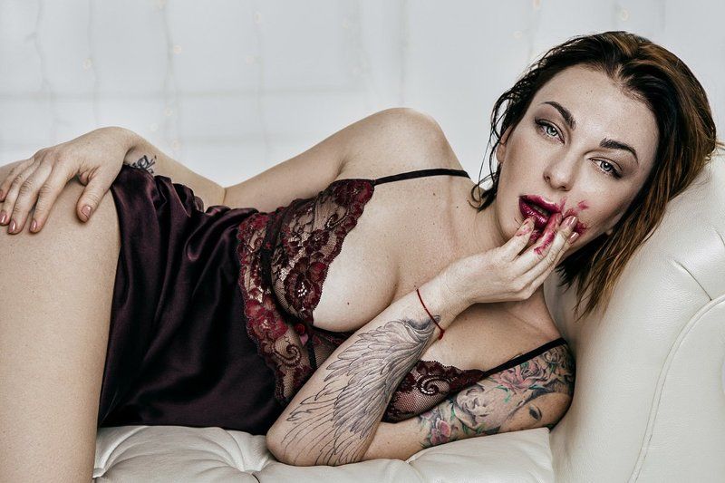 Губы, Девушка, Женский портрет, Красивая, Мейкап, Ню, Обнаженная натура, Портрет, Портрет девушки, Портфолио, Студия, Чувственность ***photo preview