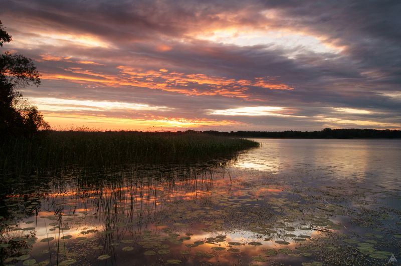 Озеро, Череменец Череменецкий рассветphoto preview