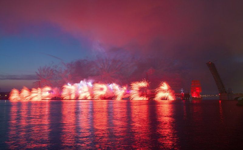 алые паруса, питер, праздник выпускников, санкт-петербург, фейерверк Алые паруса 2016photo preview
