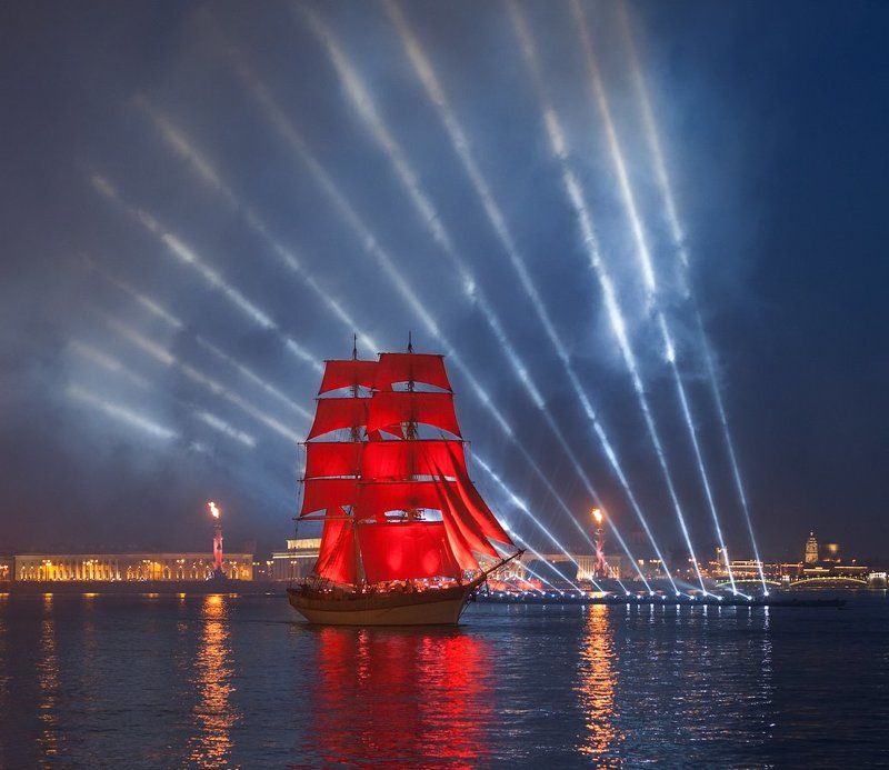 алые паруса, праздник выпускников, санкт-петербург Санкт-Петербург: Алые паруса 2016photo preview