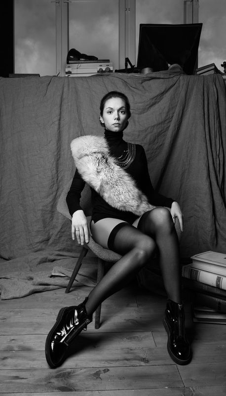 portrait bw photo preview