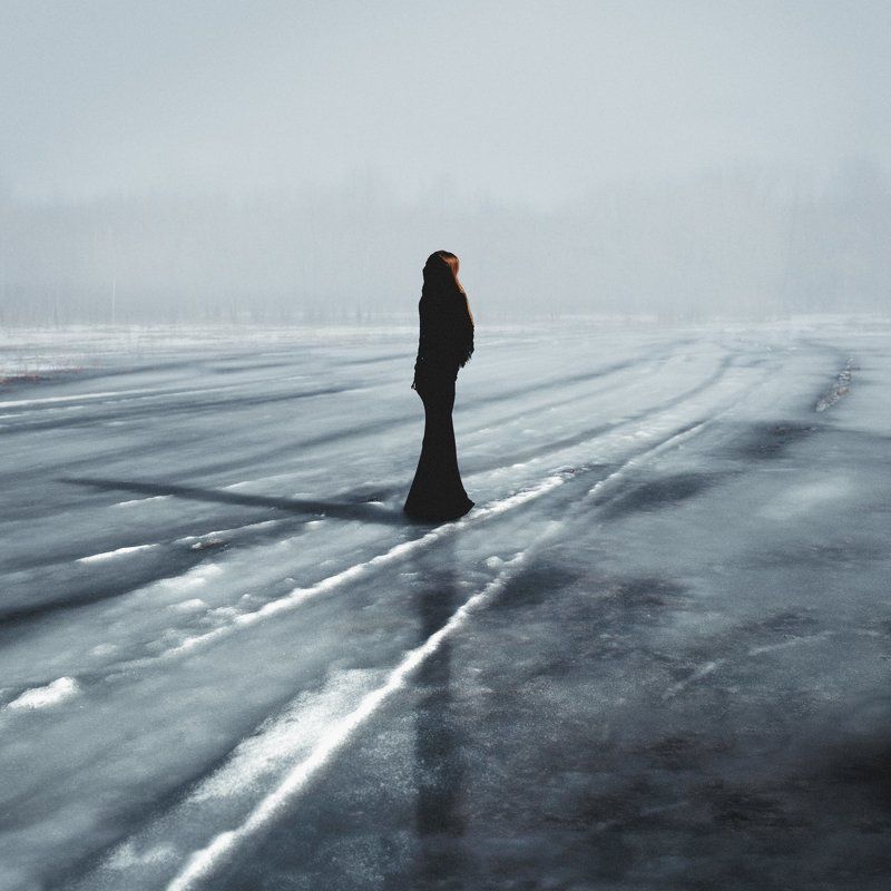 time,girl,ice,road,fog,parishkov,парышков Timephoto preview