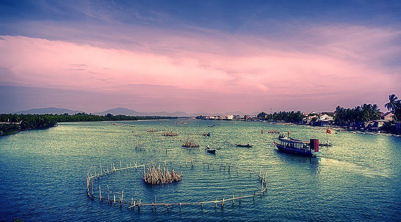 Shrimp farm, Hoi An, Vietnam Shrimp farmphoto preview