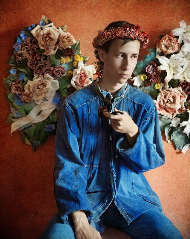 Пикассо Мальчик с трубкойphoto preview