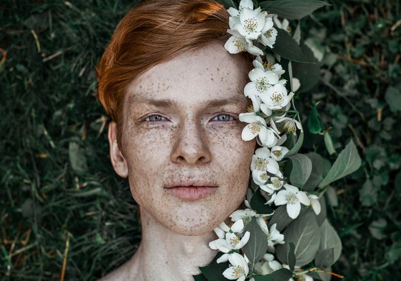 лес, змея, портрет, арт, сказка photo preview