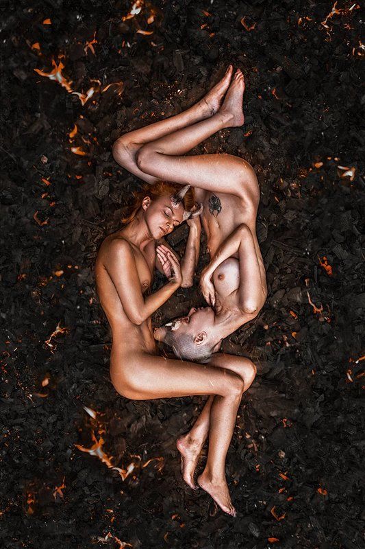 ню, сказка, демоны, девушки,арт photo preview