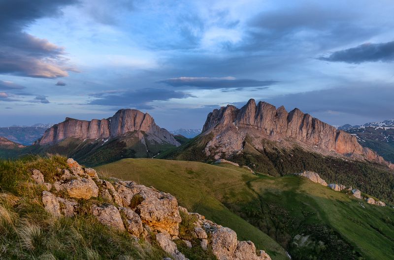 ачешбок, горы, поход, закат Чертовы воротаphoto preview