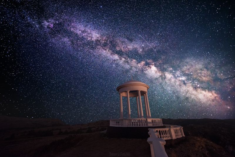 Астрофотография, Галактика, Забытый, Звезды, Млечный путь Звездопад Воспоминаний...photo preview