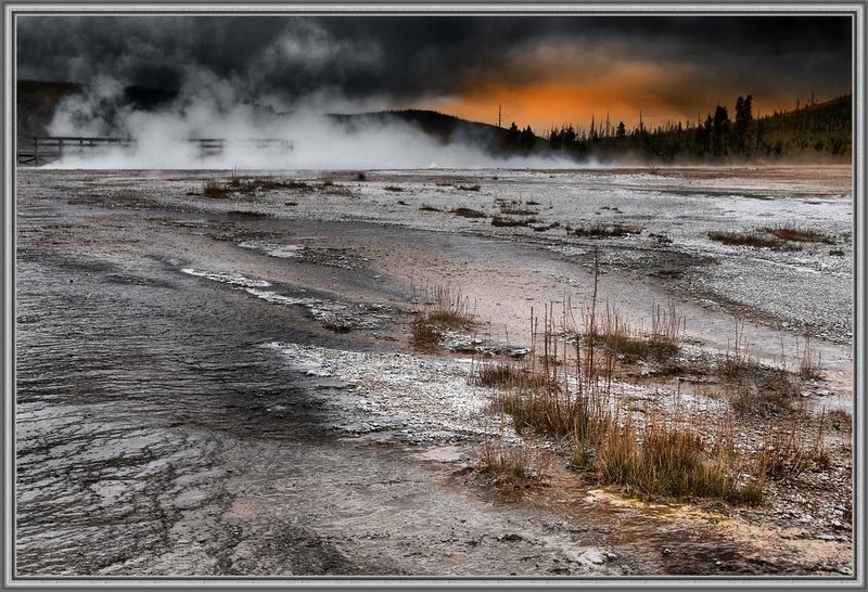 природа, пейзаж, вечер, утро, день, горы, зарево, пожар, Заревоphoto preview