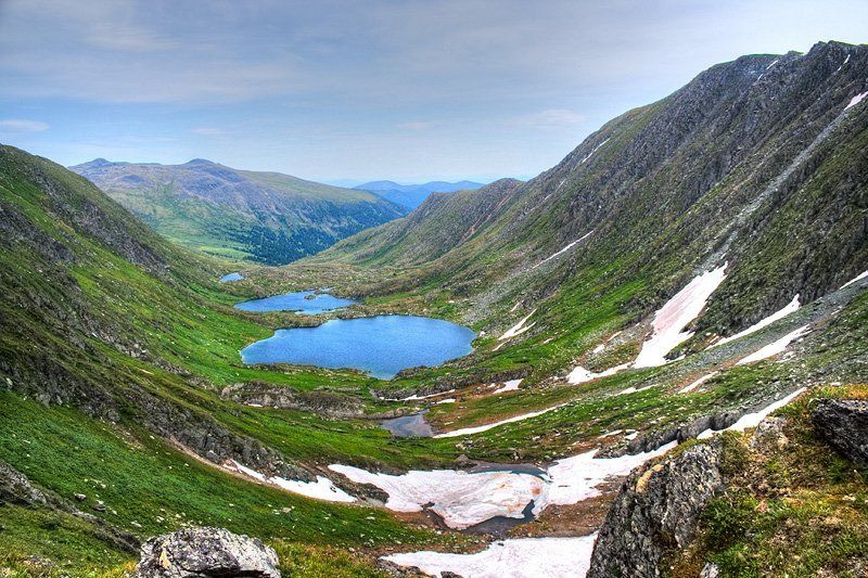 пейзаж, озеро, горы, западные саяны Долина девяти озёрphoto preview